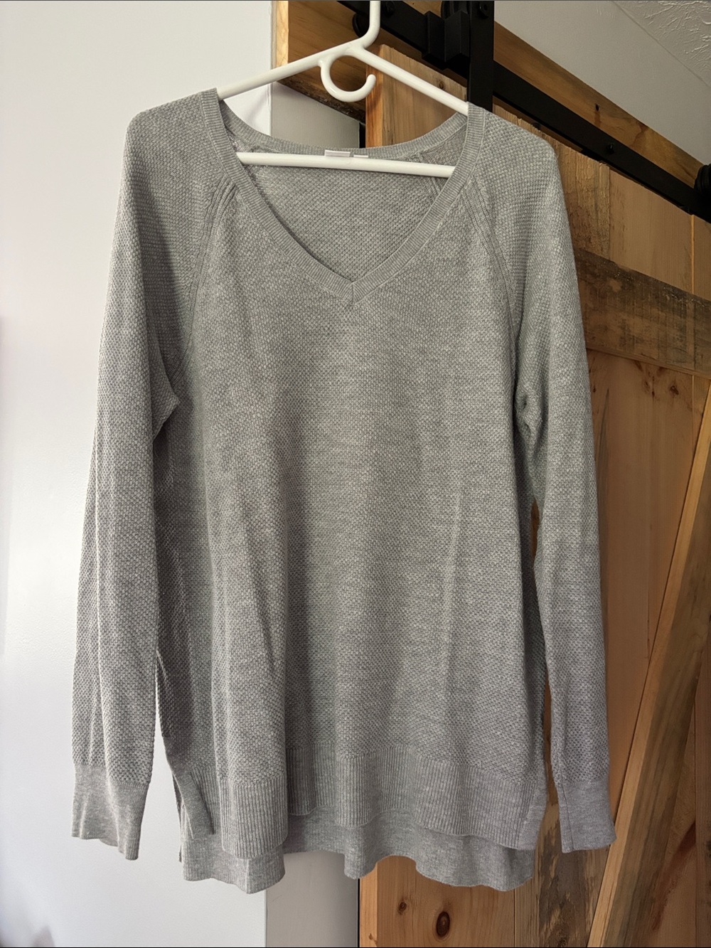 GAP Light Gray V-Neck Sweater